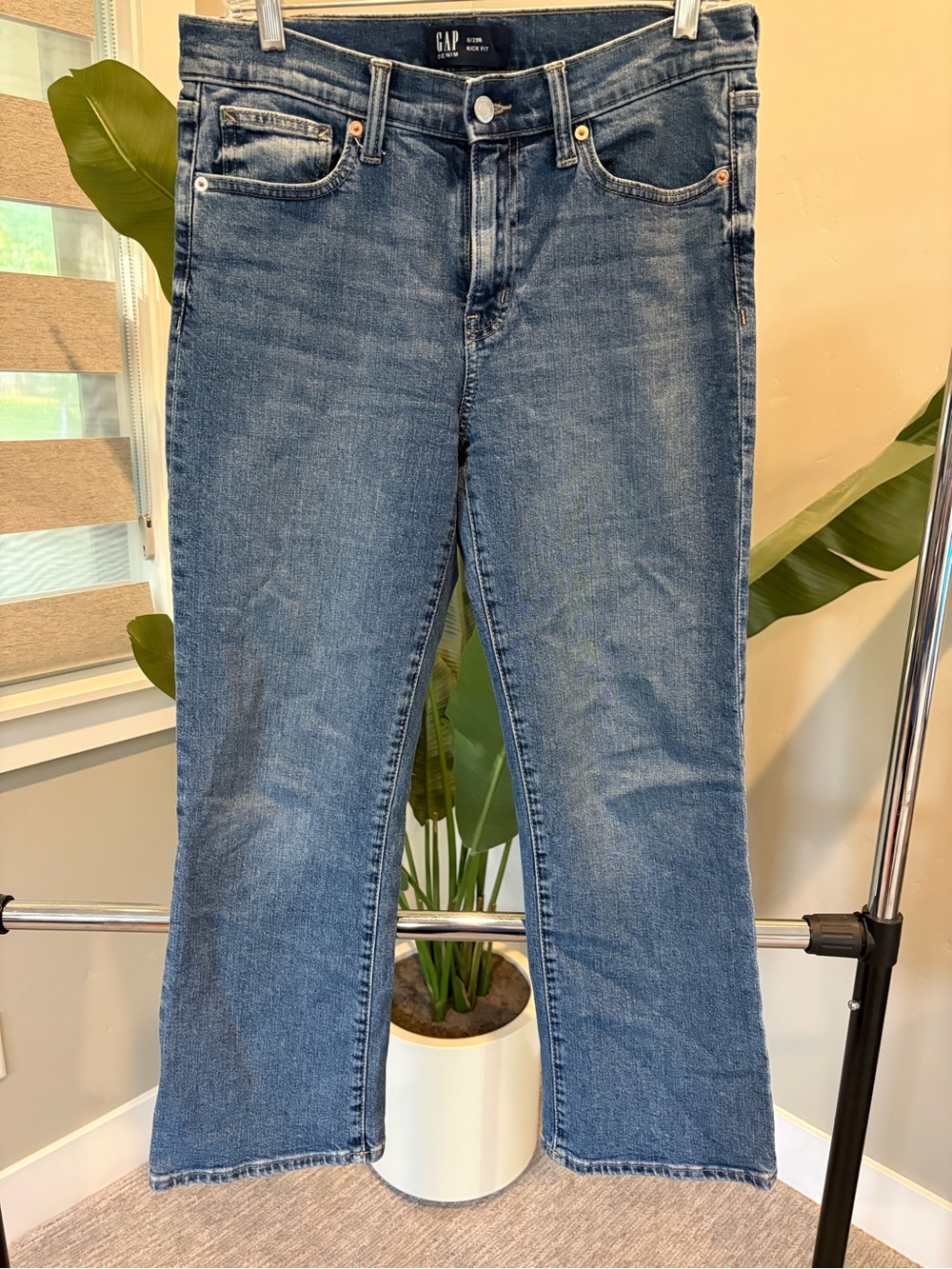 GAP Women’s Dark Blue Boot-Cut Jeans